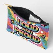 LOUD AND PROUD | LGBTQ+ プライド アリー アクセサリーポーチ (見開き)