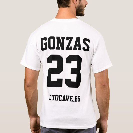 Loud Cave - Gonzas Tシャツ (裏面)
