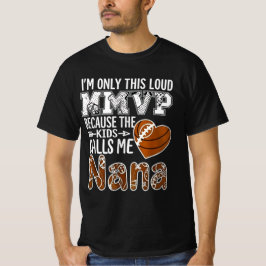 Loud football nana design - football grandma shirt tシャツ
