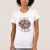 Loud Luxury Tee, flowers, spring, funny Tシャツ (正面)