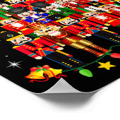 Loudest Nutcracker Group Matching Family Holiday F ポスター (角)