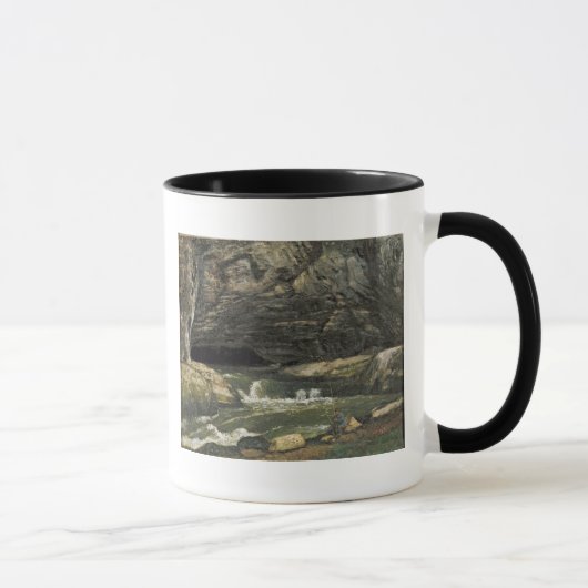 LoueまたはLa Grotte Sarrazineの源 マグカップ (右)