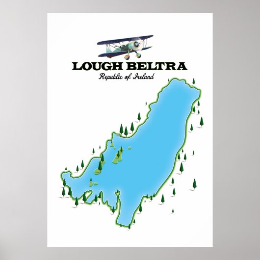 Lough Beltra Ireland旅行ポスター ポスター (正面)