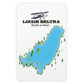 Lough Beltra Ireland旅行ポスター マグネット (縦)