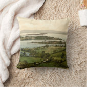 Lough Erne、Co Fermanagh、北アイルランドを下げて下さい クッション (ブランケット)
