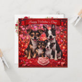 Louie and Luna and a Family of 4 カード (正面/裏面インサイチュ)