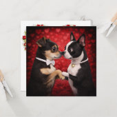 Louie & Luna Wish You a Happy Valentine's Day 9 カード (正面/裏面インサイチュ)