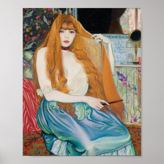 Louis Anquetin - Woman at Her toilet ポスター