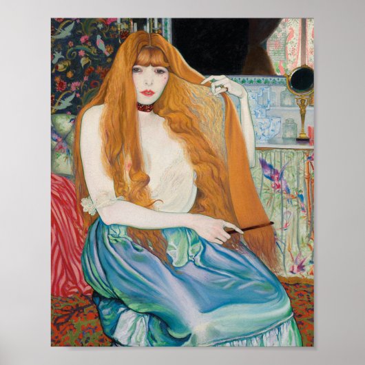 Louis Anquetin - Woman at Her toilet ポスター (正面)