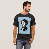 Louis-Hector Berlioz （色付き背景） Tシャツ (正面フル)