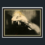 Louis Icart "ブロンド・アット・ピアノ" 12 x 16ポスター ポスター<br><div class="desc">ルイ・イカ素晴らしルトの多くのポートレートの一人。その他のポスターについてはIcartコレクショ素晴らしンを参照。</div>