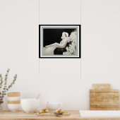 Louis Icart "White Flowers"アールデコプリント16 x 20 ポスター (キッチン)