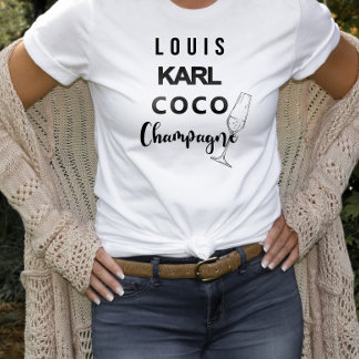 Louis Karl Coco Champagne Statement Tシャツ