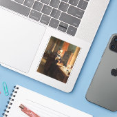 Louis Pasteur Portrait Sticker — Albert Edelfeldt  シール (ノートパソコンとiPhone)