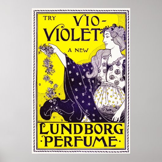 Louis Rheadの新しいVIOLET Lundborg香水アートを試す ポスター (正面)