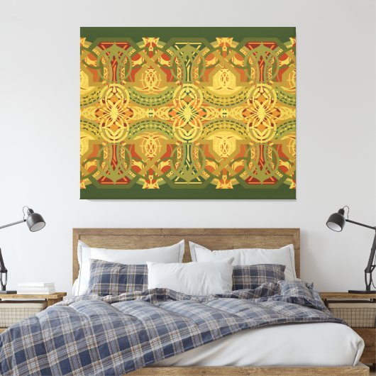Louis Sullivan Upper Beam Streted Canvas Print キャンバスプリント (インサイチュ (寝室))