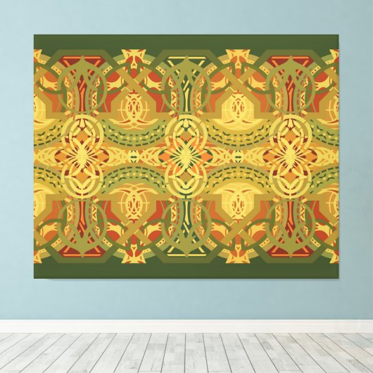 Louis Sullivan Upper Beam Streted Canvas Print キャンバスプリント (インサイチュ (ウッドフロア))