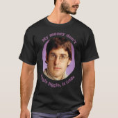 Louis Theroux U2013私のお金はジグルIをジグルしない Tシャツ (正面)