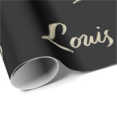 Louis Vorname Name edles Geschenkpapier Papier ラッピングペーパー (ロールコーナー)