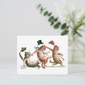 Louis Wainのステップキャッツを見る ポストカード (スタンド正面)