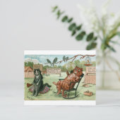 Louis Wainのファームキャッツ ポストカード (スタンド正面)