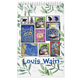 Louis Wainの猫ペインカレンダー カレンダー