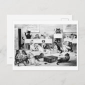 Louis Wainの猫教室 ポストカード (正面/裏面)