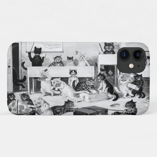 Louis Wainの猫教室 Case-Mate iPhoneケース (裏面(横))