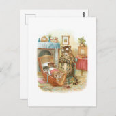 Louis Wainの『ゆりかごに猫たち』 ポストカード (正面/裏面)