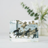 Louis Wain遊の猫 シーズンポストカード (スタンド正面)