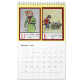Louis Wain ABC Catsカレンダー カレンダー (2月 2027)