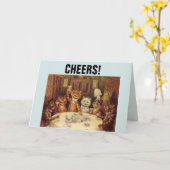 LOUIS WAIN CAT誕生祝いカード カード (黄色い花)