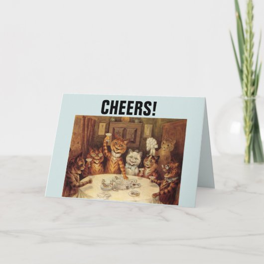 LOUIS WAIN CAT誕生祝いカード カード (正面)