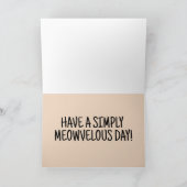 LOUIS WAIN CAT CATS BIRTHDAY PARTYトーストカード カード (内部)