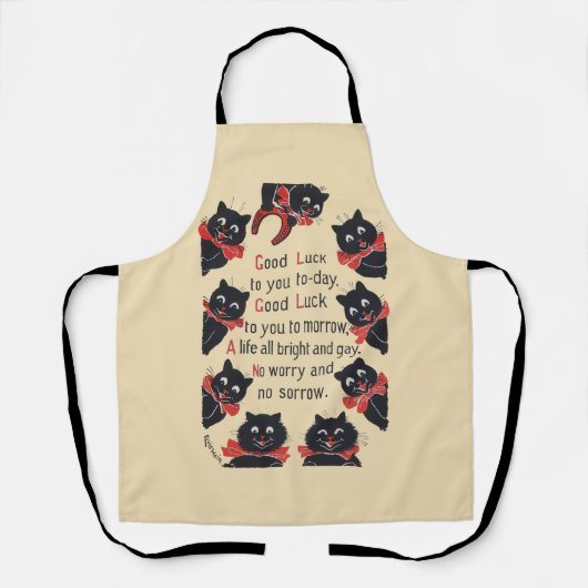 Louis Wain Cats エプロン (正面)