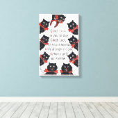 Louis Wain Cats キャンバスプリント (インサイチュ (ウッドフロア))