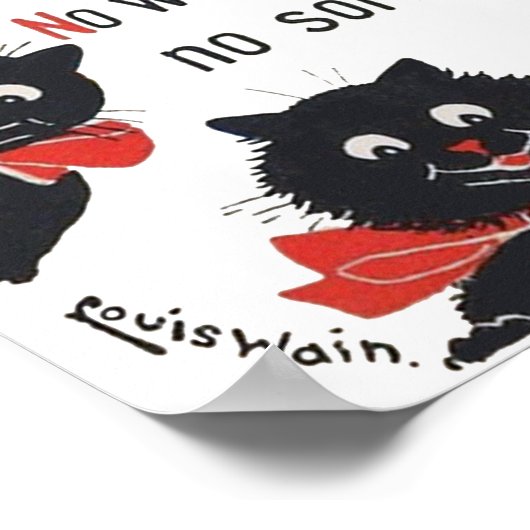 Louis Wain Cats ポスター (角)