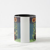 Louis Wain cats in the Sunflower Garden マグカップ (中央)