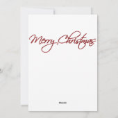 Louis Wain Christmas Cat Flat Holiday Card シーズンカード (裏面)