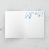 Louis Wain Christmas Cat Folded Greeting Card カード (内部)