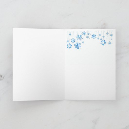 Louis Wain Christmas Cat Folded Greeting Card カード (内部)