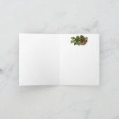 Louis Wain Christmas Santa Cat シーズンカード (内部)