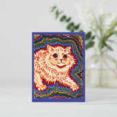 Louis Wain, Electric Cat,  Holiday Postcard シーズンポストカード (スタンド正面)