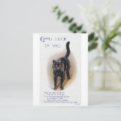 Louis Wain, Good Luck Cat,  ポストカード (スタンド正面)