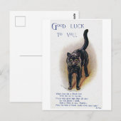Louis Wain, Good Luck Cat,  ポストカード (正面/裏面)
