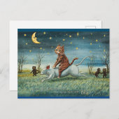 Louis Wain, If Big Things, Cat Art Postcard ポストカード (正面/裏面)