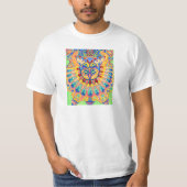 Louis Wain Psychedelic Cat Tシャツ (正面)