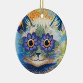 Louis Wain Psychedelic Cats セラミックオーナメント (右)