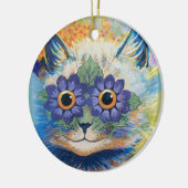 Louis Wain Psychedelic Cats セラミックオーナメント (左)
