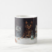 Louis Wain “ The bachelor party ” コーヒーマグカップ (中央)
